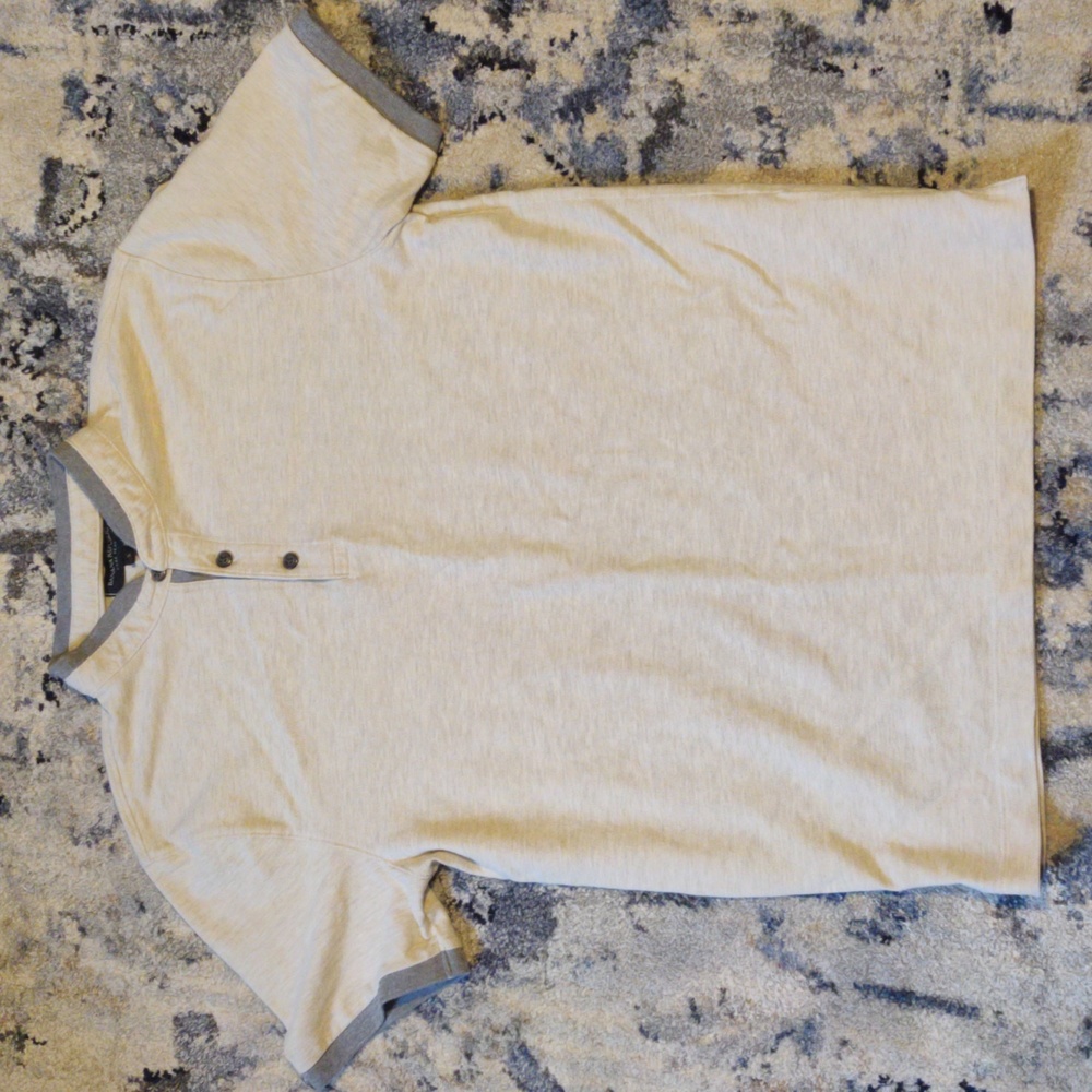 Banana Republic Cream Core Temp polo (small)